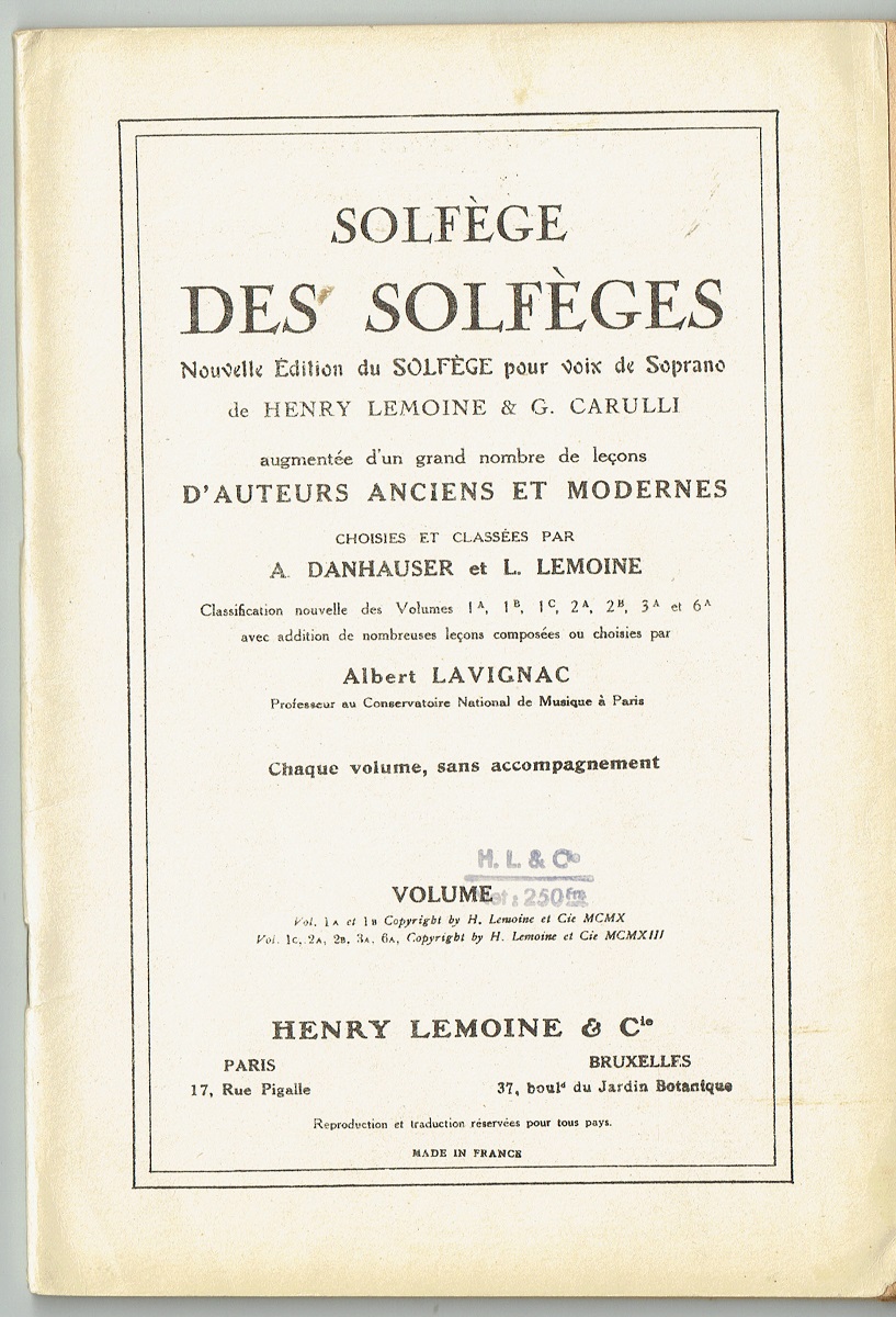 Partitions De Musique Neuves Et D Occasion A Paris 6 Solfeges Cat Princi Cat Princi Partitions De Musique Neuves Et D Occasion A Paris 6 Solfeges Cat Princi Cat Princi